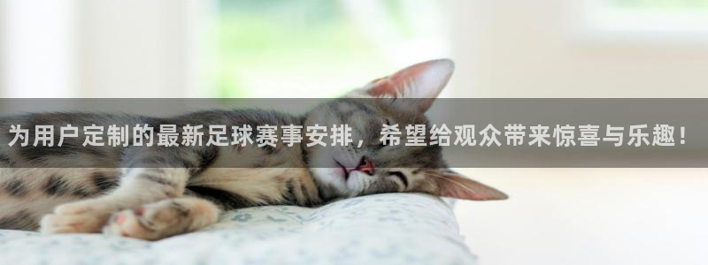 为用户定制的最新足球赛事安排，希望给